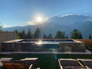 Piscine acier